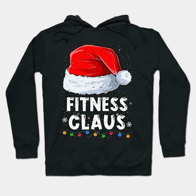 Fitness Claus Christmas Santa Family Matching Pajama Hoodie by tabaojohnny